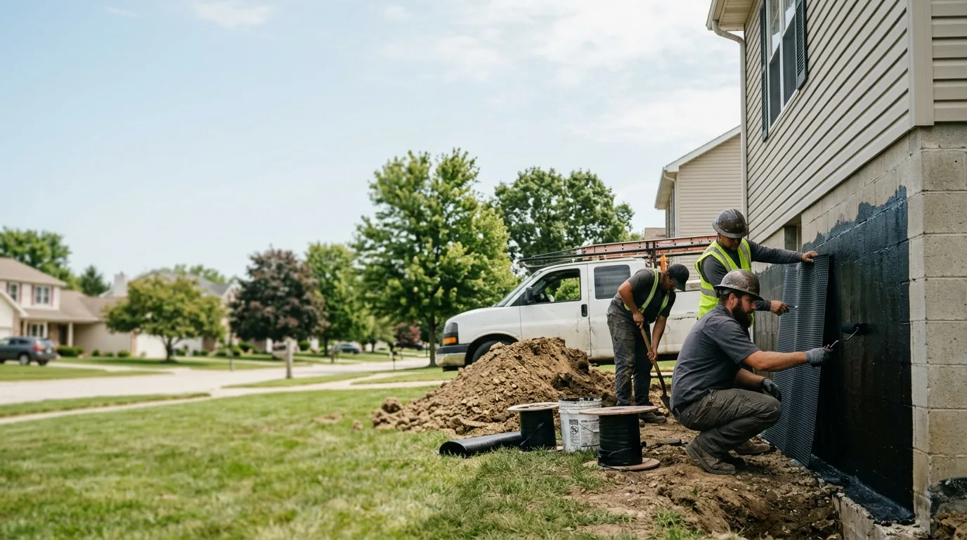 Basement Waterproofing in Stewardson, IL near me